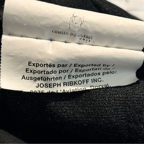 JOSEPH RIBKOFF Sz 14 (estimated) Pull On Pants Back Slits at Hem Line Trousers - Picture 8 of 8